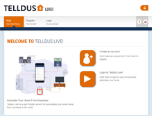 Tablet Screenshot of live.telldus.com