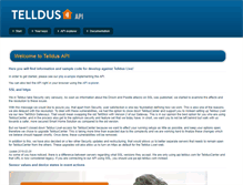 Tablet Screenshot of api.telldus.com